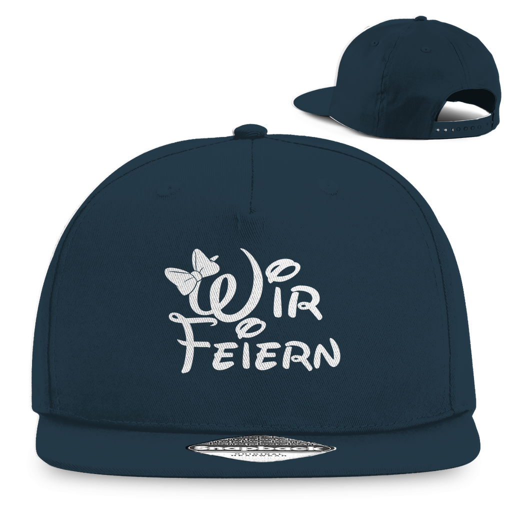 🖤 „Wir feiern“ – Cap für die Partycrew