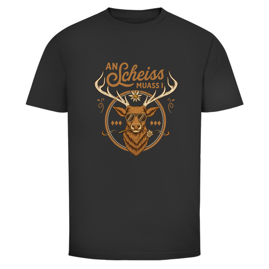 An Scheiss muass I T-Shirt in Schwarz