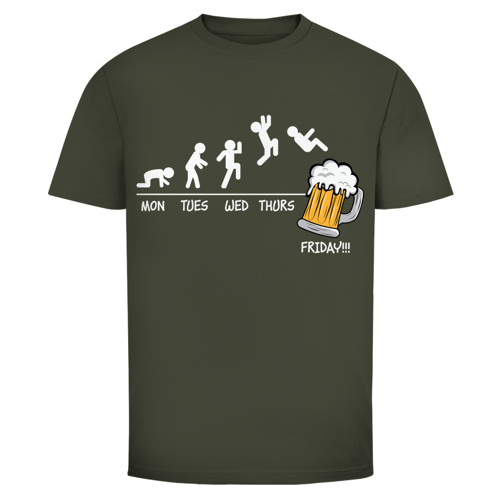 T-Shirt Männer- Friday Bier