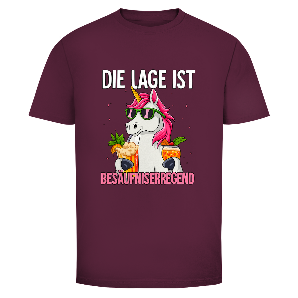 T-Shirt Männer - Die Lage ist Besäufniserregend