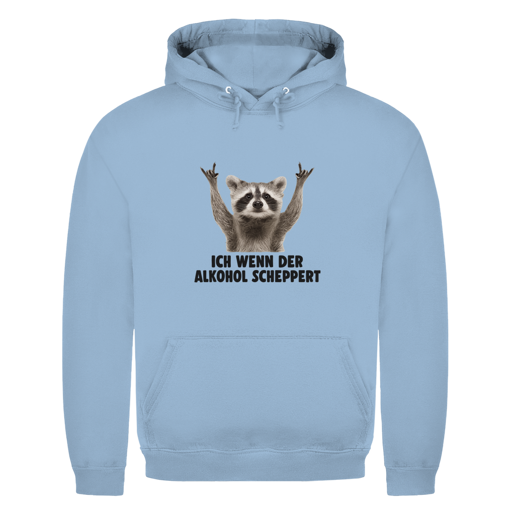 Unisex Hoodie- Wenn der Alkohol scheppert