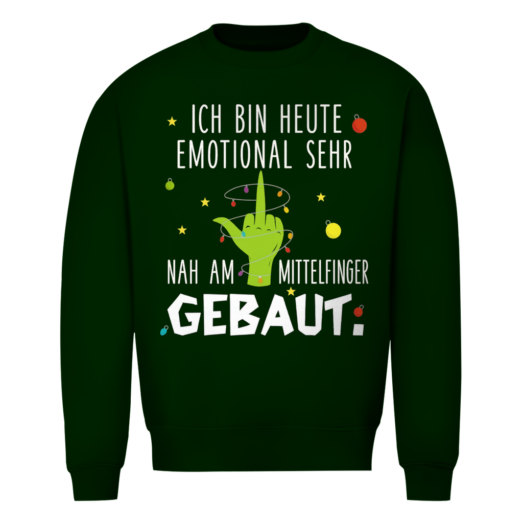 Emotional sehr nah am Mittelfinger | Unisex Sweatshirt