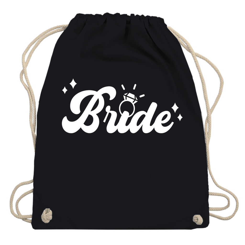 Turnbeutel | Bride Schriftzug mit Ring