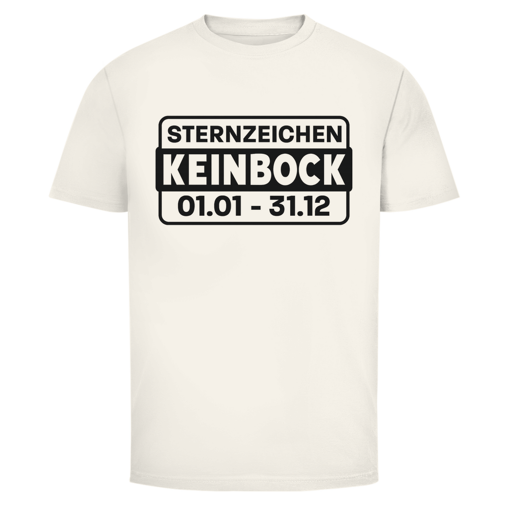 T-Shirt Männer – „Sternzeichen Kein Bock“