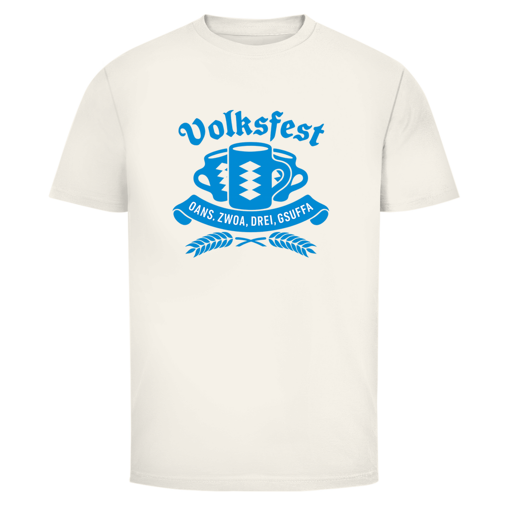 Unisex Wiesn Shirt – Oans, Zwoa, DREI G’suffa!