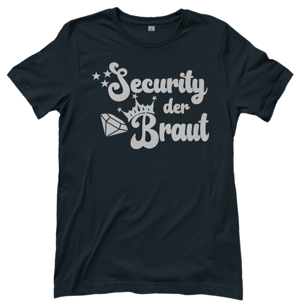 T-Shirt Frauen - Security der Braut