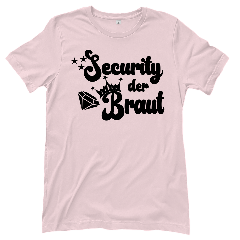 T-Shirt Frauen - Security der Braut