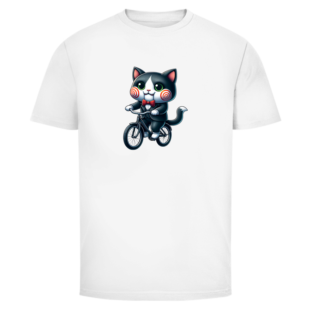 Jigsaw Cat T-Shirt in Weiß