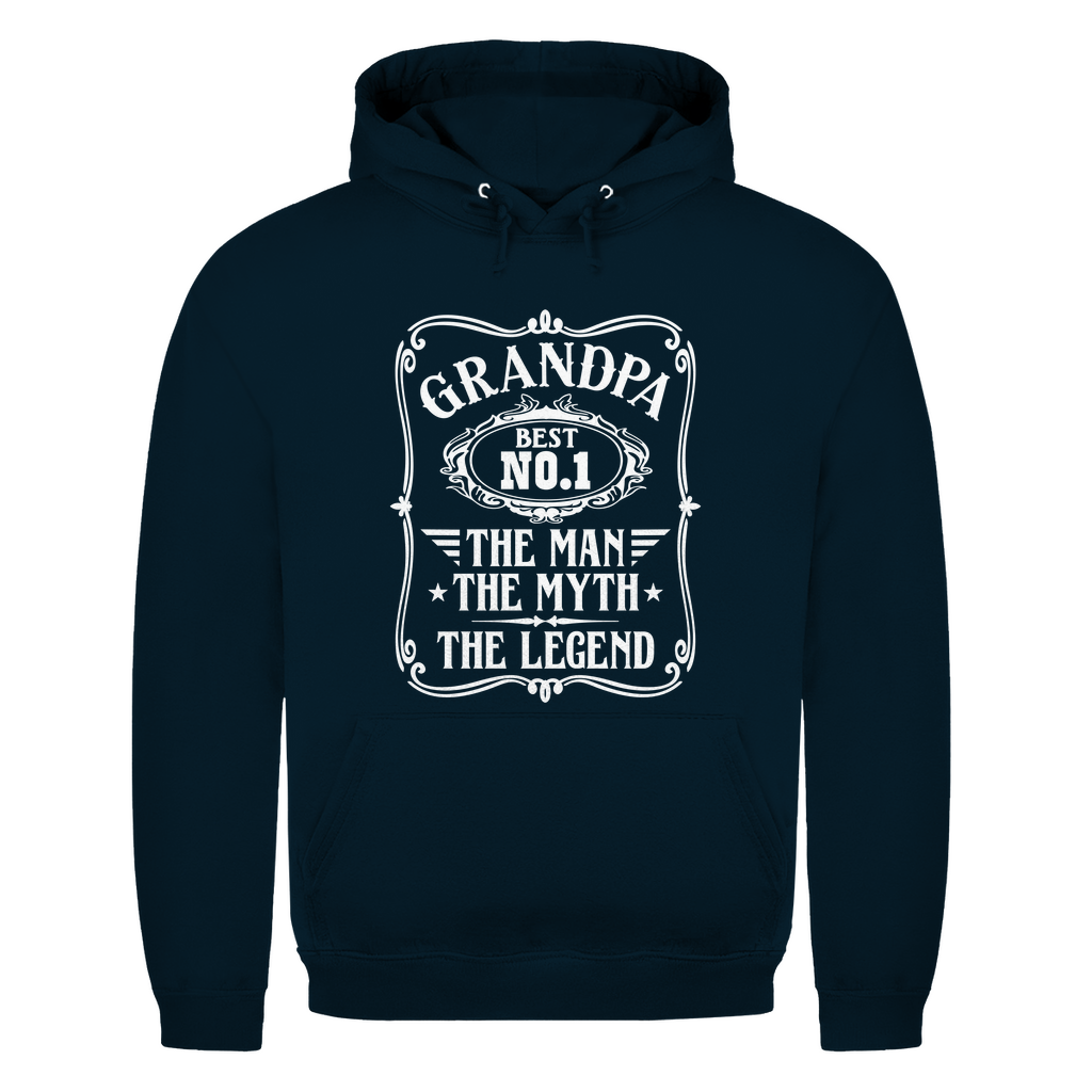 Grandpa Hoodie – Best No.1 | The Man. The Myth. The Legend.