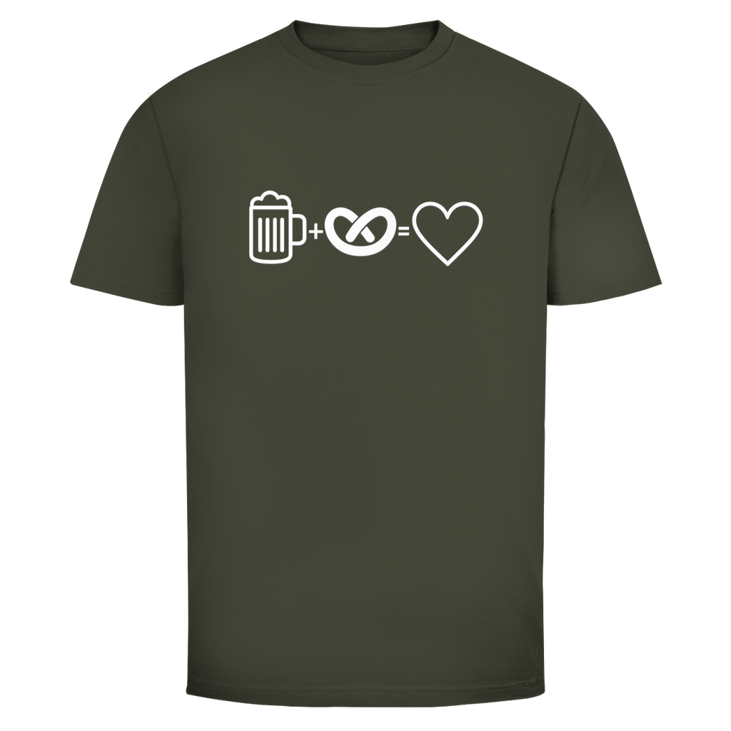 Unisex Wiesn Shirt- Bier + Brezel