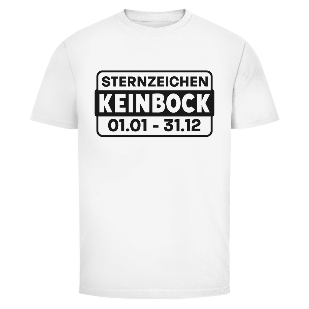 T-Shirt Männer – „Sternzeichen Kein Bock“