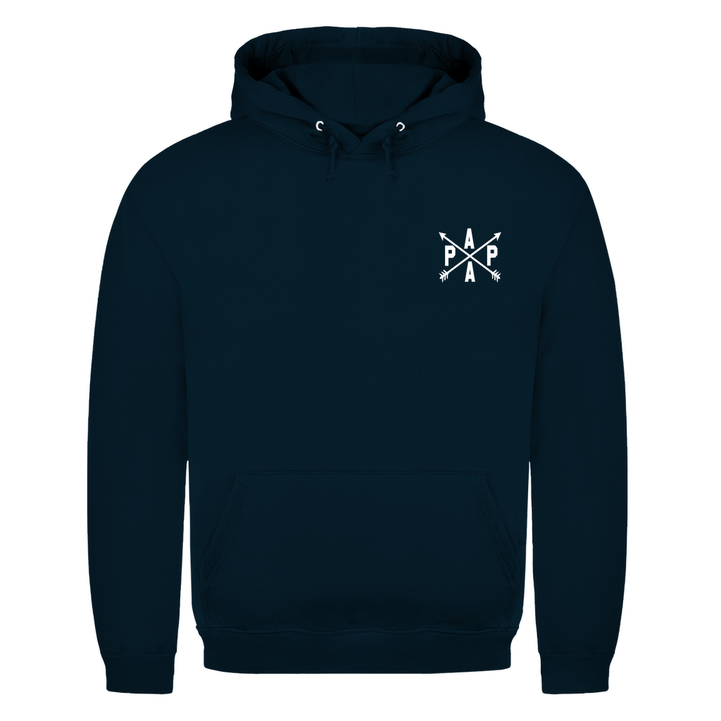 Hoodie Männer– Gekreuzte Pfeile & minimalistisches Design