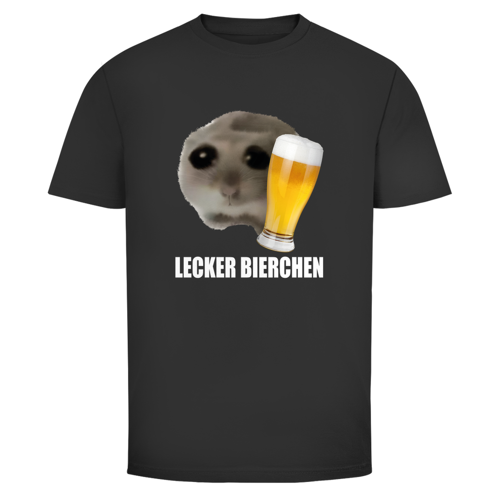 T-Shirt Männer- Lecker Bierchen meme
