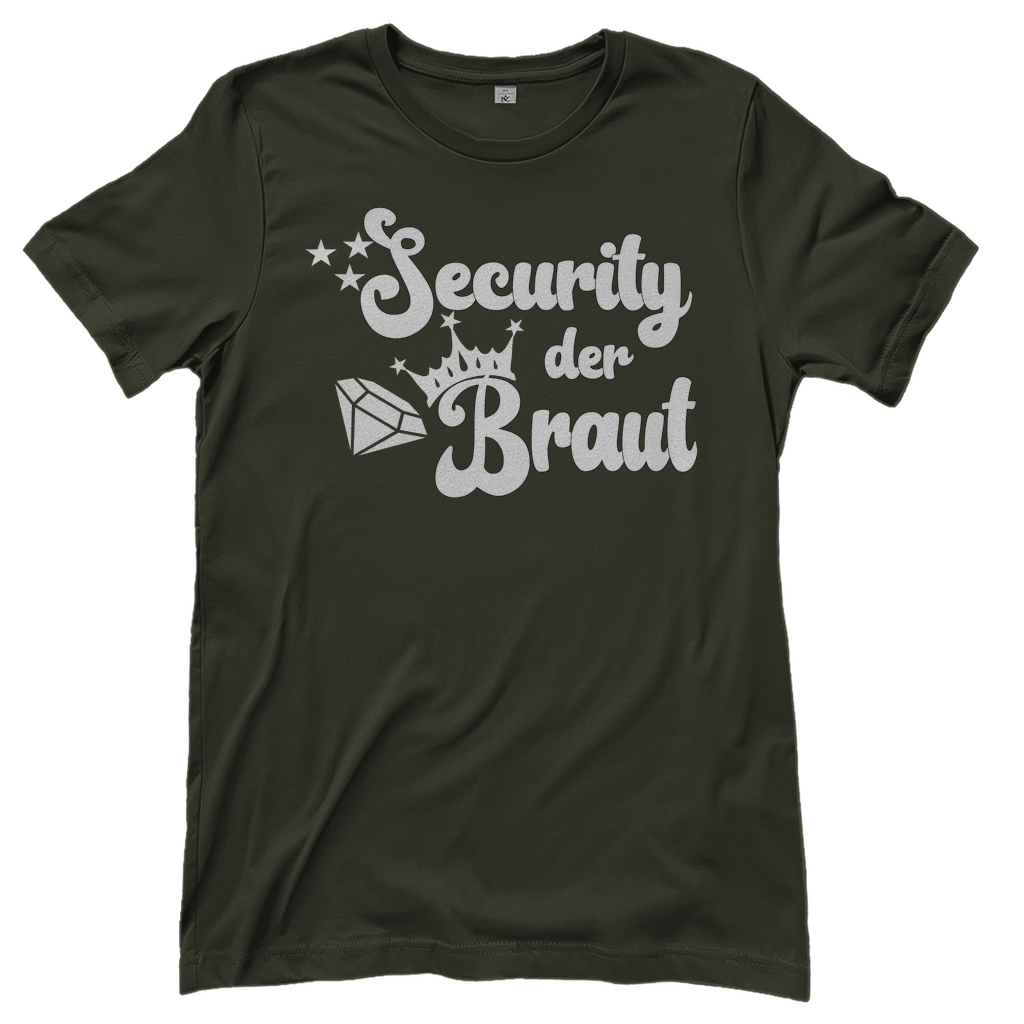 T-Shirt Frauen - Security der Braut