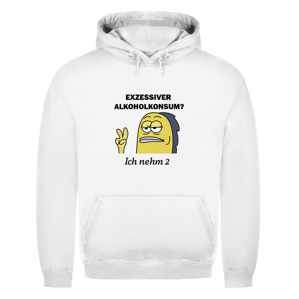 Unisex Hoodie - Exzessiver Alkoholkonsum? Ich nehm 2