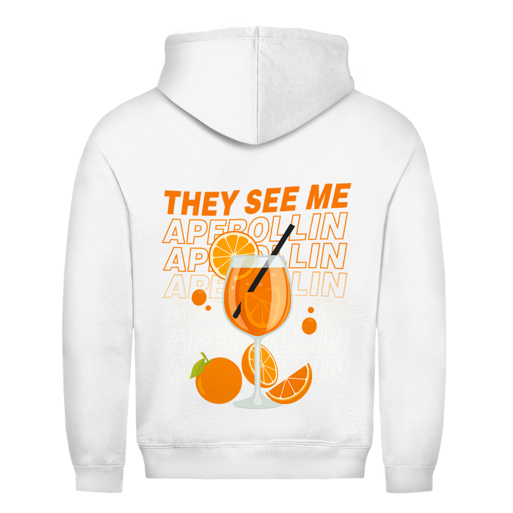 Unisex Hoodie -Rückenprint They see me Aperollin