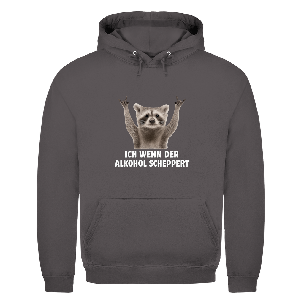 Unisex Hoodie- Wenn der Alkohol scheppert