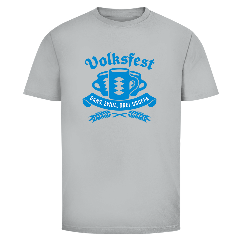 Unisex Wiesn Shirt – Oans, Zwoa, DREI G’suffa!