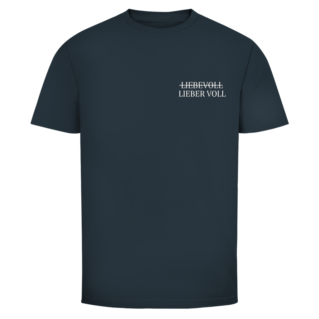T-Shirt Männer Minimalistisch– Lieber voll