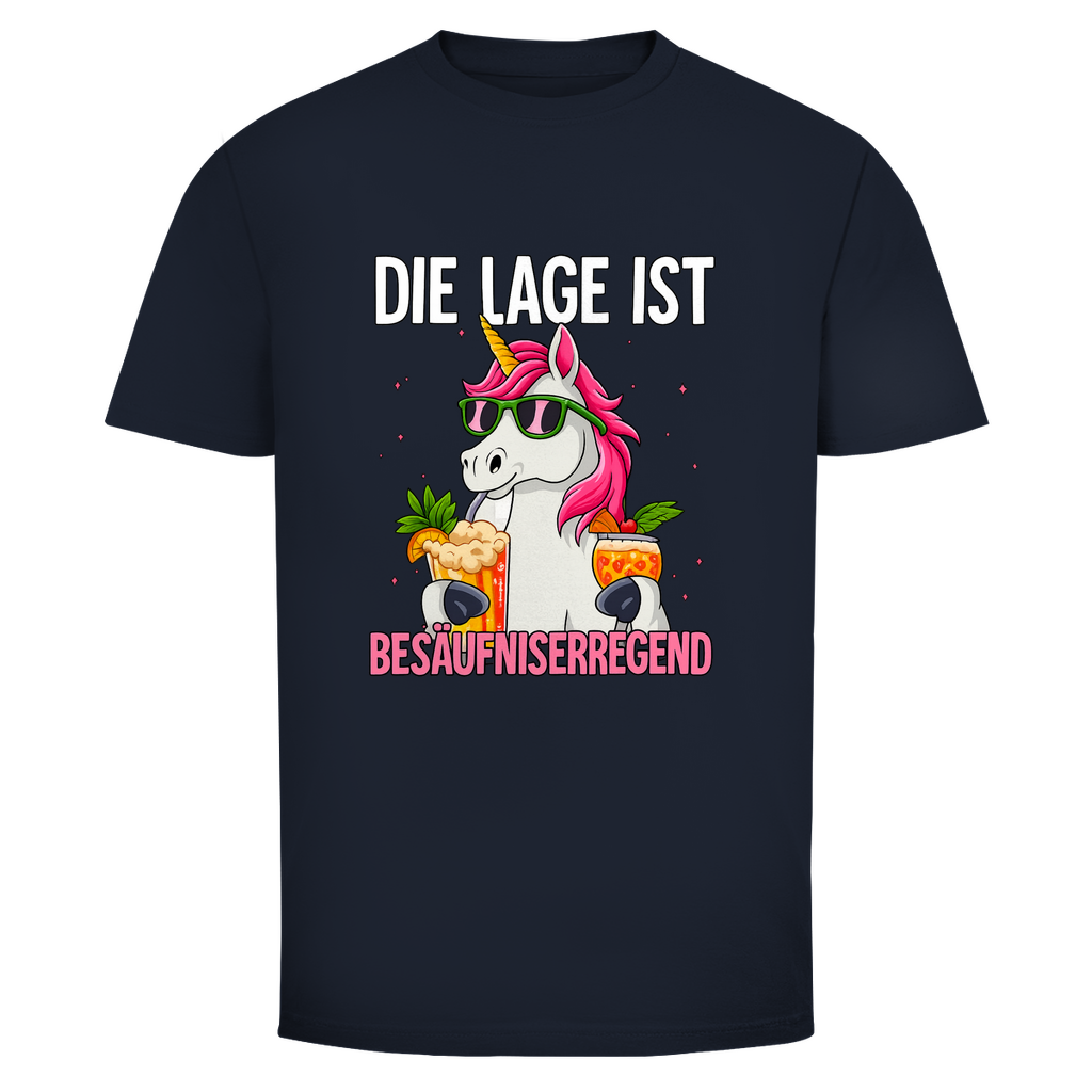 T-Shirt Männer - Die Lage ist Besäufniserregend