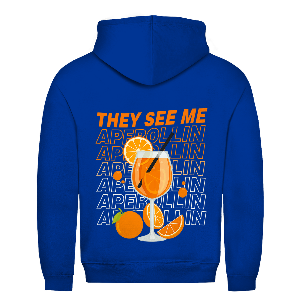 Unisex Hoodie -Rückenprint They see me Aperollin