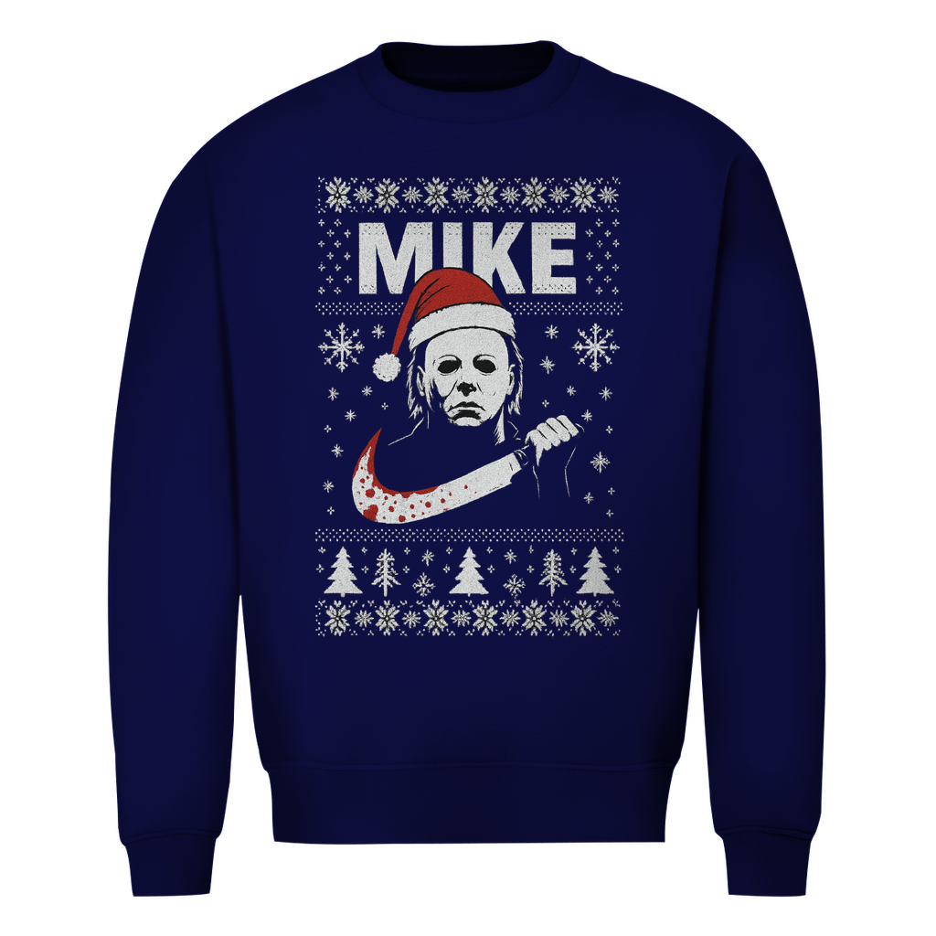 Mike Ugly Christmas Sweater in Navy