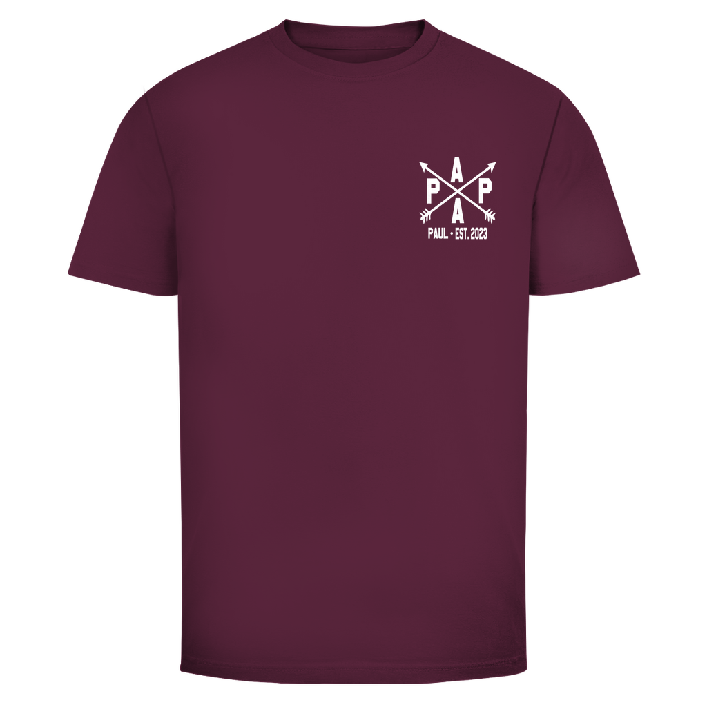 T-Shirt Männer- Personalisiert – mit Name & Jahr