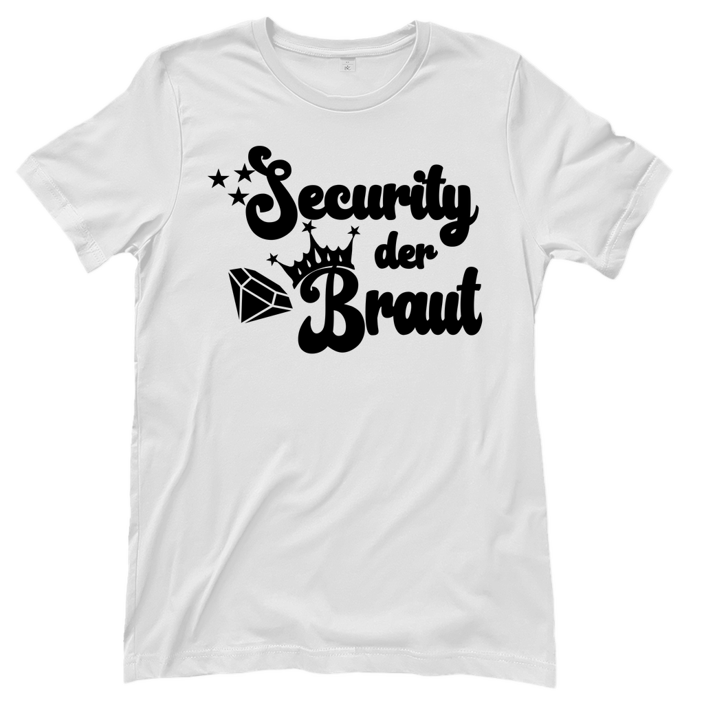 T-Shirt Frauen - Security der Braut
