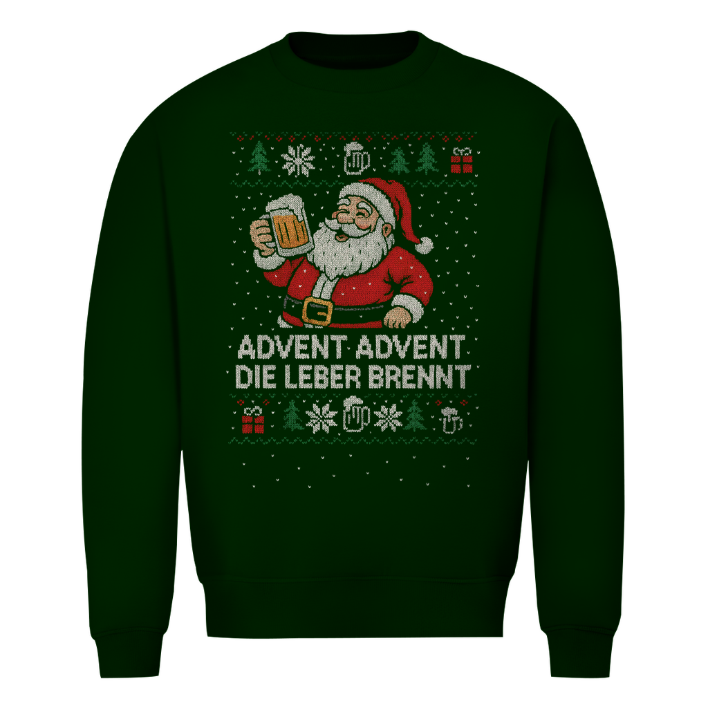 Advent Advent die Leber brennt | Ugly Sweater