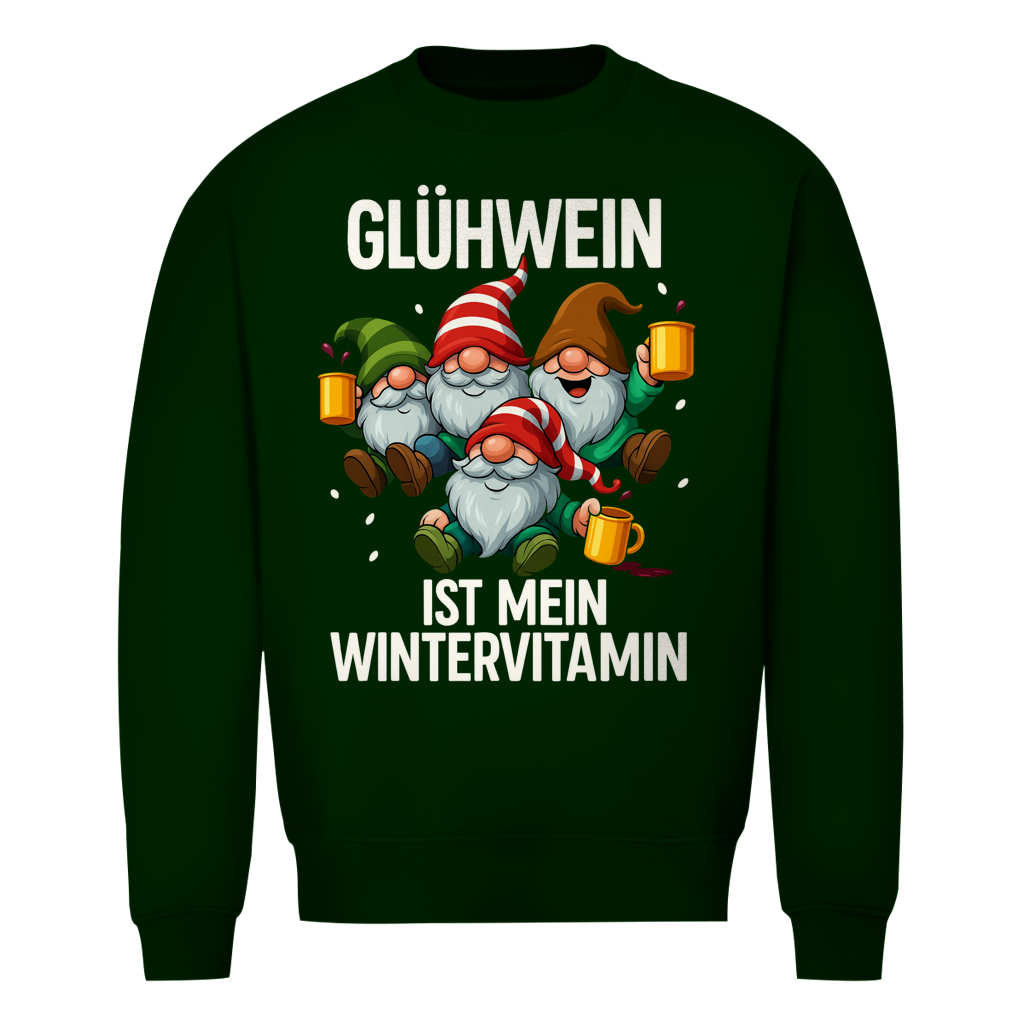 Glühwein ist mein Wintervitamin | Unisex Sweatshirt