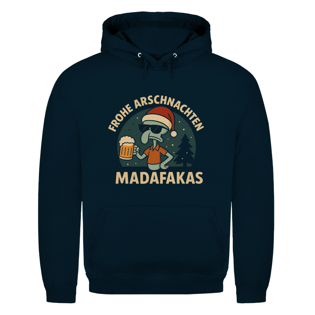 Frohe Arschnachten Madafakas | Unisex Hoodie