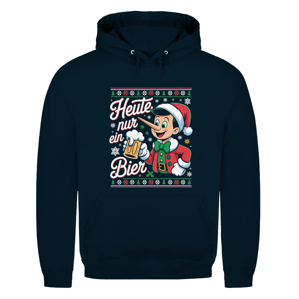 Heute nur ein Bier Xmas Edition | Unisex Hoodie