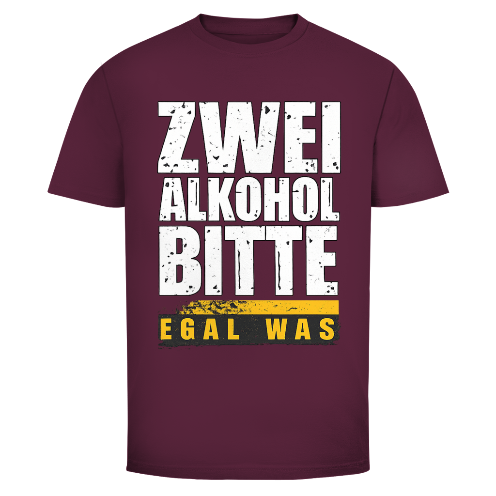 Zwei Alkohol bitte | Unisex T-Shirts