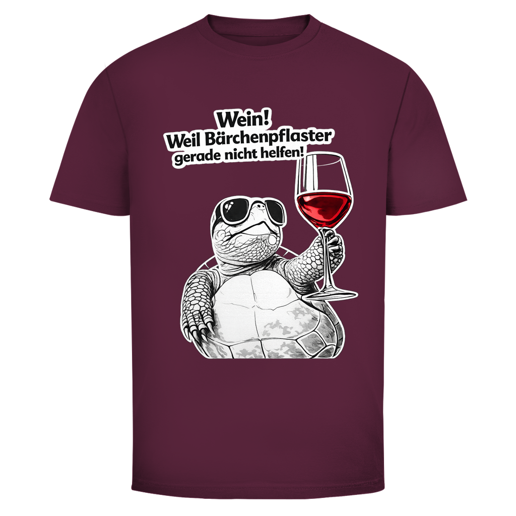 Wein! Weil Bärchenpflaster gerade nicht helfen | Unisex T-Shirt