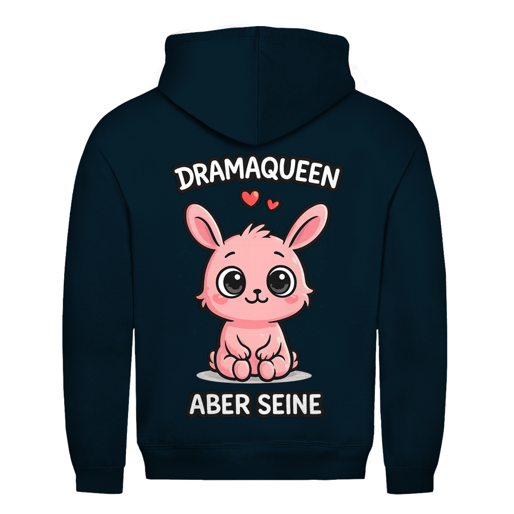 Dramaqueen aber seine Rückendruck | Unisex Hoodie