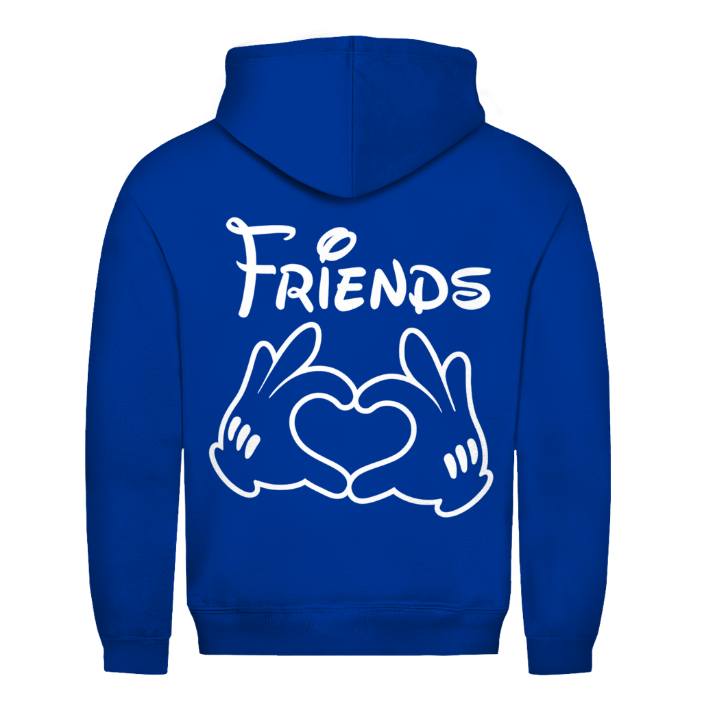 Friends Herz Rückendruck | Unisex Hoodie