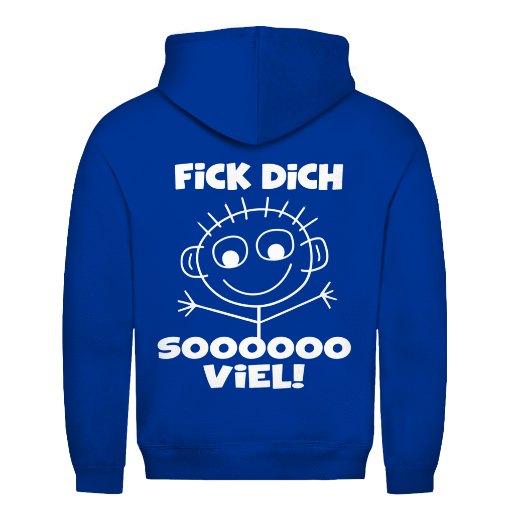 Fick dich sooo viel Rückendruck | Unisex Hoodie