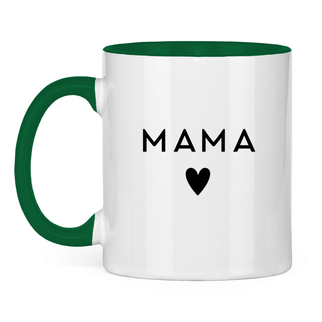 Mama Herz | zweifarbige Tasse