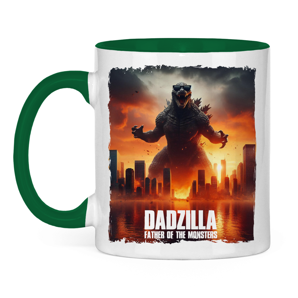 Dadzilla City | zweifarbige Tasse