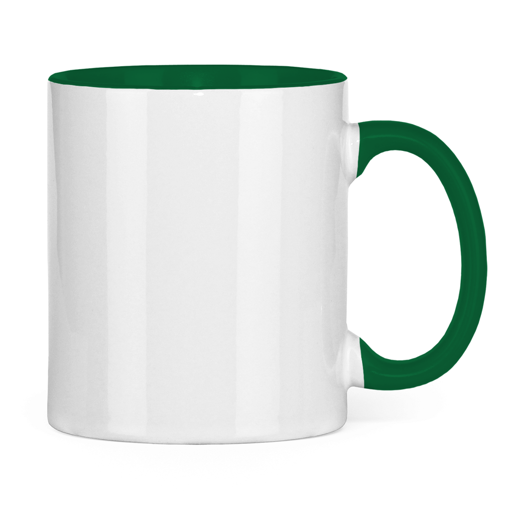 Papa Glück | zweifarbige Tasse