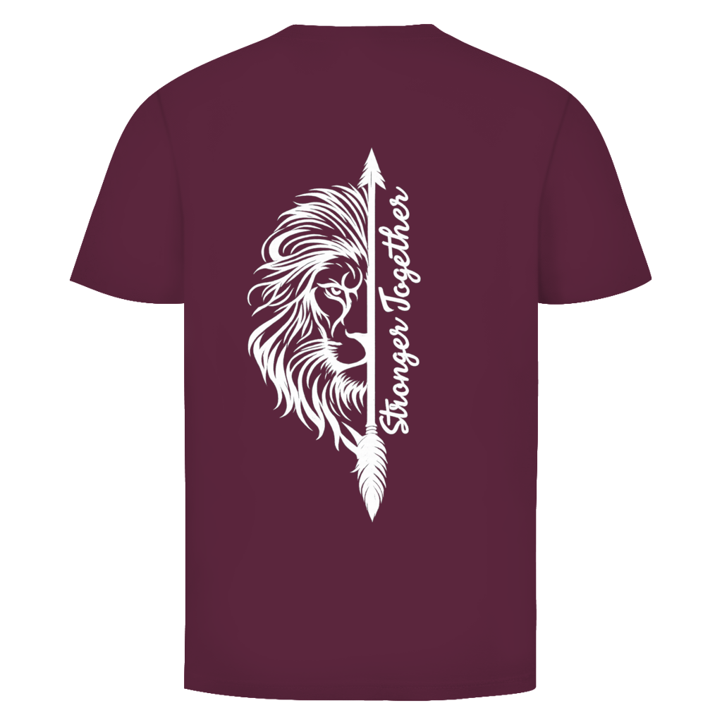 Stronger Together Löwe Rückendruck | Unisex T-Shirt