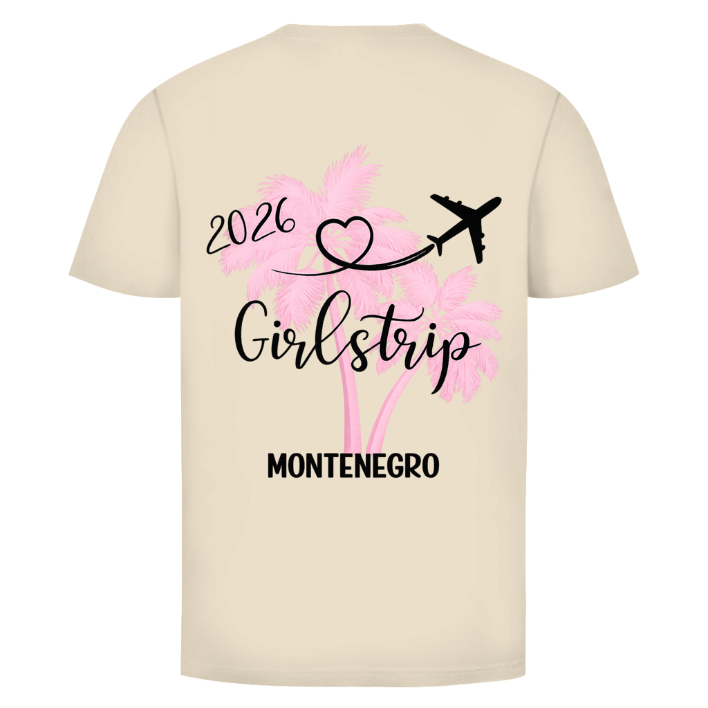 Girlstrip Montenegro Rückendruck | Unisex T-Shirt