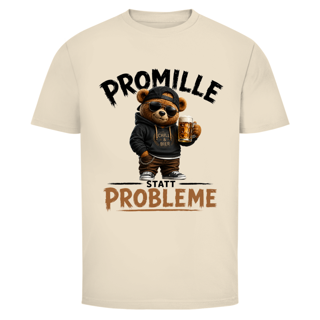 Promille statt Probleme Teddy | Unisex T-Shirt