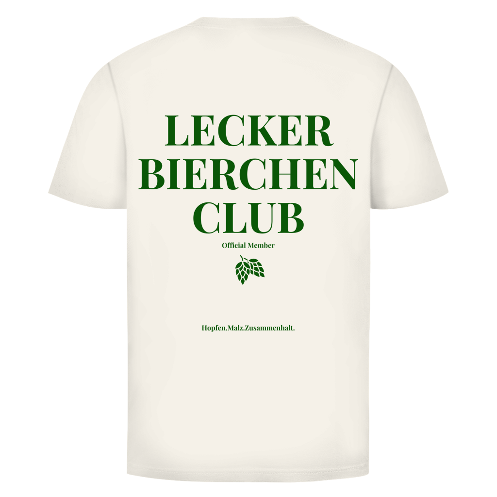 Lecker Bierchen Club T-Shirt in Natur