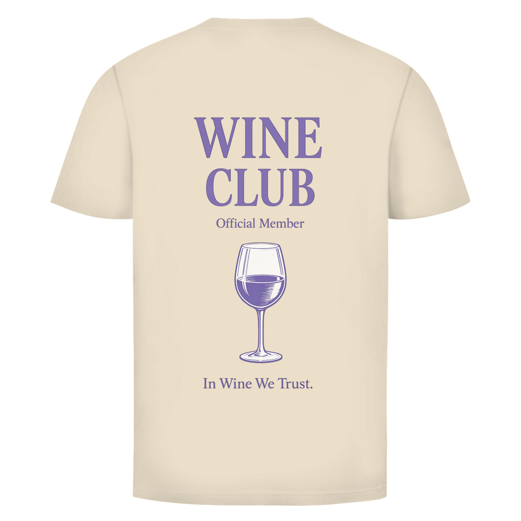 Wine Club Rückendruck | Unisex T-Shirt