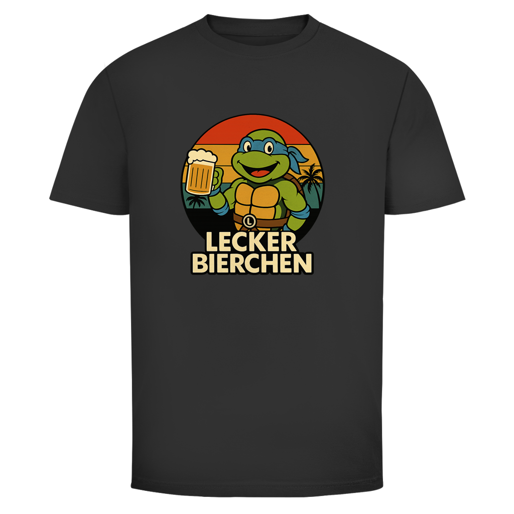 Lecker Bierchen Turtle BLACK & WHITE Edition | Unisex T-Shirt