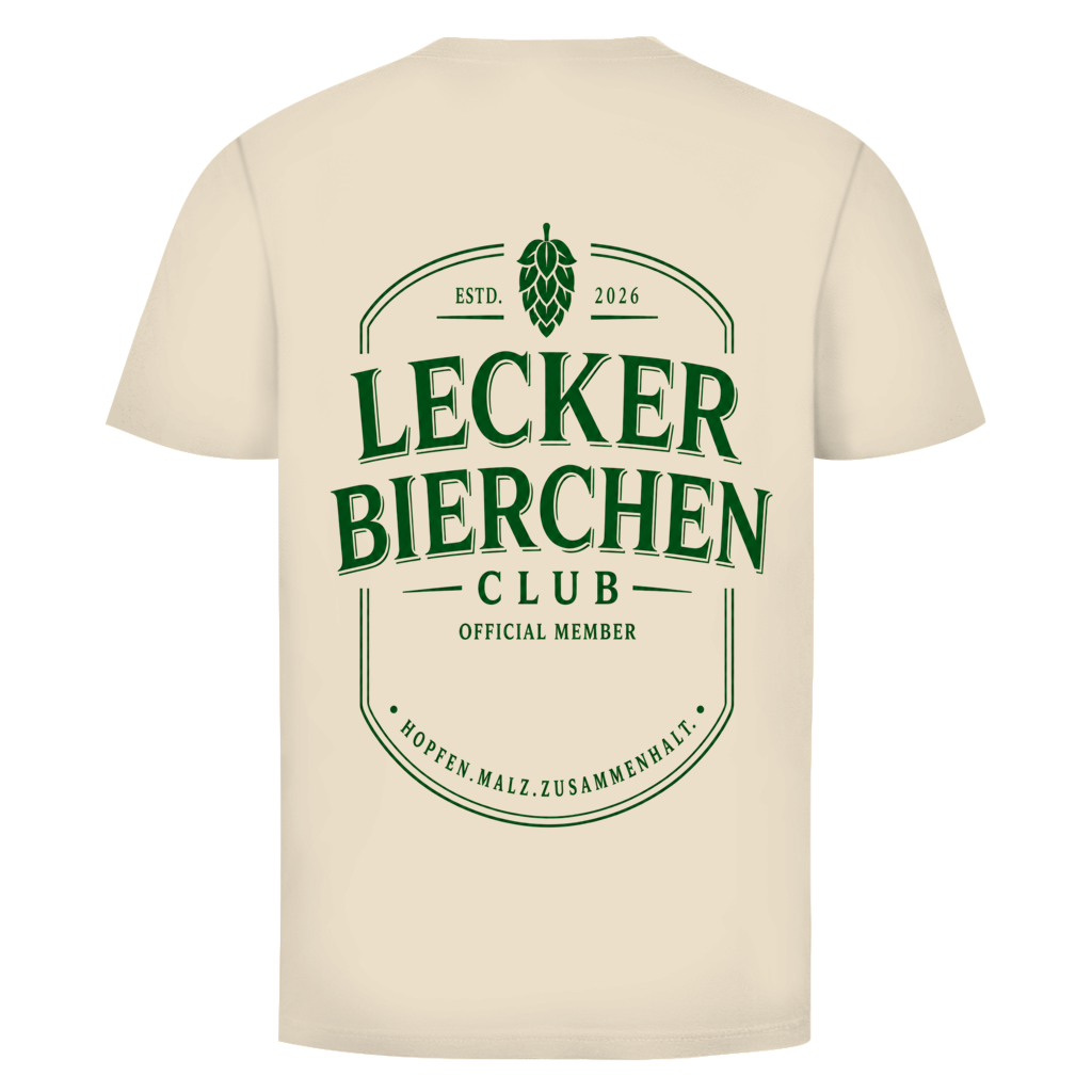 Lecker Bierchen Club Member Rückendruck | Unisex T-Shirt