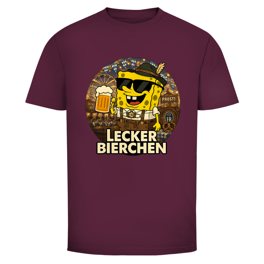 Lecker Bierchen Schwamm Wiesn Edition | Unisex T-Shirt