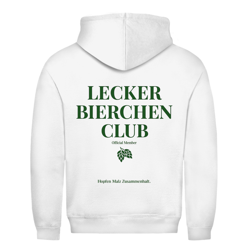 Lecker Bierchen Club Rückendruck | Unisex Hoodie