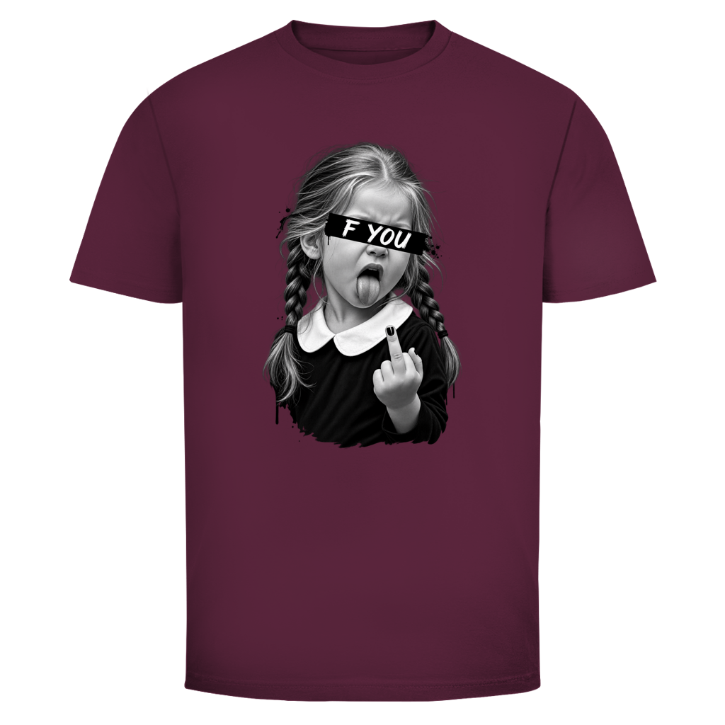F YOU T-Shirt in Bordeaux